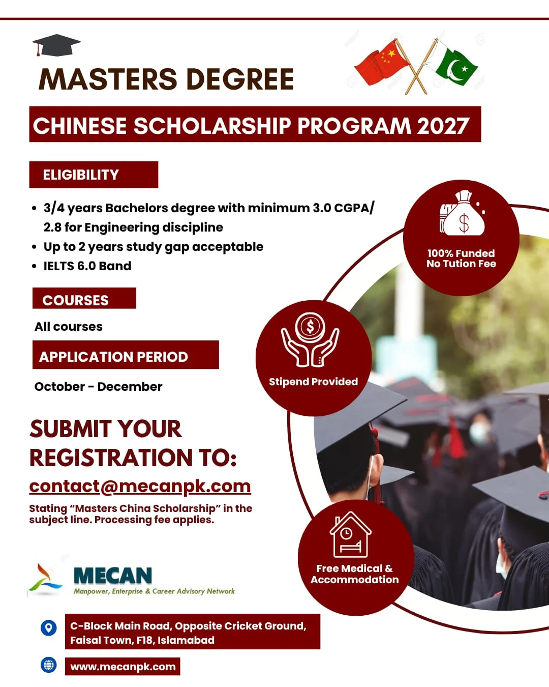 Masters Degree Chinese Scholarship Program 2027
